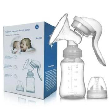 Manual Breast Pump, Silicone Hand Pump For Breastfeeding, Travel Portable Breast Milk Catcher