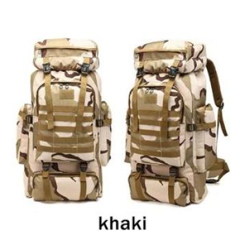 80L Waterproof Tactical Backpack Military Army Hiking Camping Backpack Travel Rucksack Outdoor Sport
