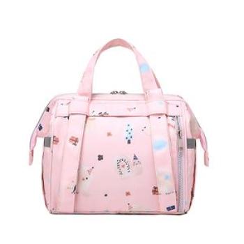 （A）Mommy Baby Care Bag Beige Hospital and Functional Babies Organizer Daily Diaper Backpack For Mom