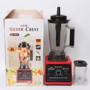 Silver Crest High Quality Double Cup Multifunctional Blender 3L - Red/Black - 8000W
