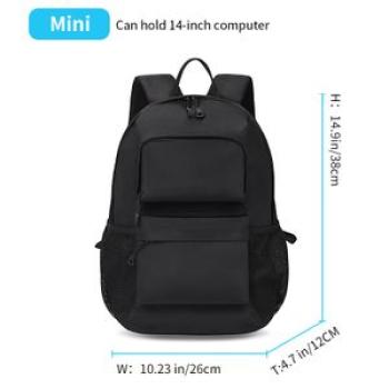 HcanKcan Waterproof Anti-theft Mini Men`s Laptop Backpack Unisex Casual College School Bag Pack Clas