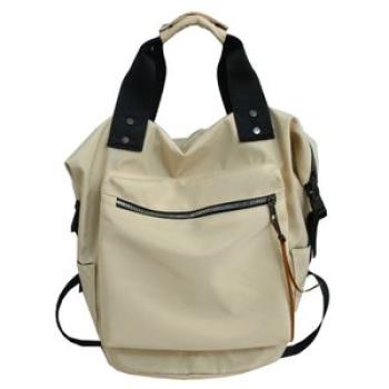 Casual Nylon Backpack Women Larege Capacity Travel Book Bags for Teenage Girls Students Satchel Hand