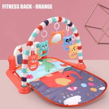 3 In1 Baby Infant Gym Play Mat Fitness Music Piano Hanging Toy Projector Early Educational Puzzle Ca