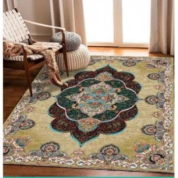 Bohemian Style Short Pile Soft Foldable Decorative Rugs