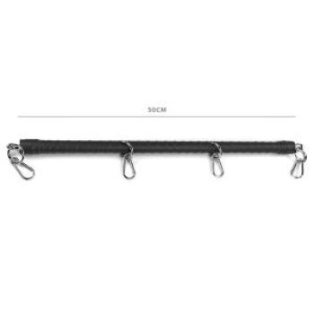 Stainless Steel Metal PU Leather Spreader Bar Bge For Handcuffs Wrist Ankle Restraint