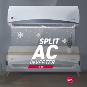 H&A-12CRDN1 Split Type Air Conditioner 12000BTU (1.5HP) Inverter - White