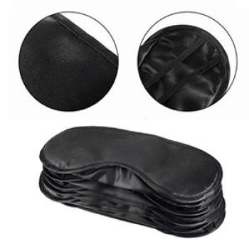 20pcs Polyester Sleeping Blindfold Portable Shading Eyepatch Eyeshade Eye Mask
