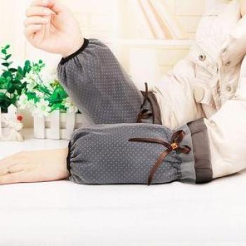 10 Pairs Autumn And Winter Dot Pattern Sleeves Women Office Sleeves Adult  Anti-Fouling Cute Sleeves