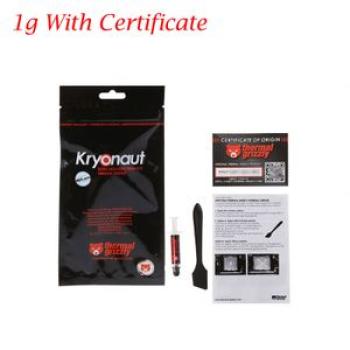 Thermal Grizzly Kryonaut 1g for CPU AMD Intel Processor Heatsink Fan Compound Cooling Thermal Paste