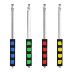 4Pcs Telescopic Pointer Stick Teacher Pointer for Classroom Retractable Pointer Whiteboard Pointer (