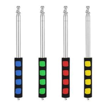 4Pcs Telescopic Pointer Stick Teacher Pointer for Classroom Retractable Pointer Whiteboard Pointer (