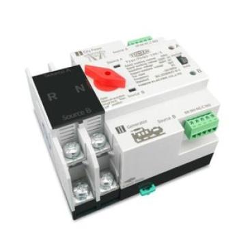 Din Rail 2P ATS Dual Power Automatic Transfer Switch Electrical Selector Switches Uninterrupted Powe
