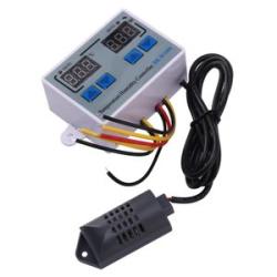 XK-W1099 Dual Digital Thermostat Humidistat Egg Incubator Temperature Humidity Controller Regulator