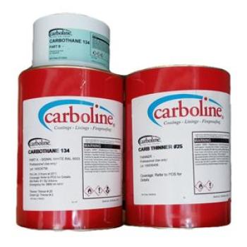 Carbothane 134 Signal White Ral 9003 5 Litre Kit Industrial Polyurethane Paint with Thinner