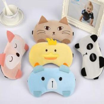 Pure Cotton Cartoon Eye Mask Ice Pack Hot Compress Ice Compress Light Blocking Breathable Women`s Ey