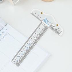 Clear Acrylic T Square Ruler Transparent for Easy