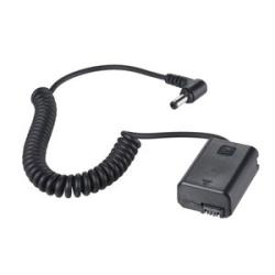 Andoer NP-FW50 Dummy Battery Pack Coupler Adapter with DC Male Connector for Sony A7 A7II A7R A7S A7