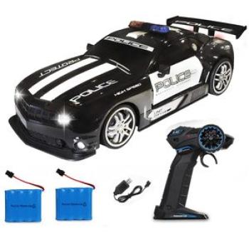 1/12 Big 2.4GHz Super Fast Police RC Car Remote Control Cars Toy with Lights Durable Chase Drift Veh