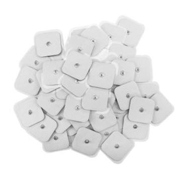 30Pcs 4X4cm Electrodes Electrode Pad Self Adhesive Electrode Patches for TENS Therapy Machines Physi