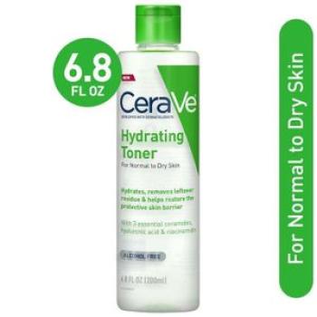 Hydrating Facial Toner, Alcohol-Free & Fragrance-Free Face Toner, 6.8 Fl