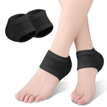 Gel Silicone Heel Socks Anti-Crack Elastic Cloth for Feet Pain Relief Pads Heel Protector Skin Repai