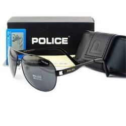 Police 177 New Pilot Polarized Color Sunglasses Mens Driving Sunglasses