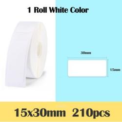 NIIMBOT D101 D11 D110 Thermal Round Label Tape Paper Self Adhesive Sticker Transparent Waterproof St