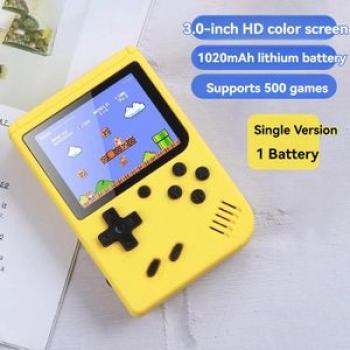 Games Console Handheld Gamepad With 500 In 1 Classic Games 3 Inch LCD Retro Game Stick