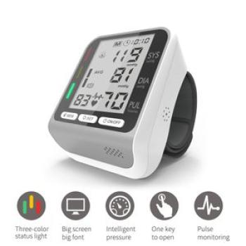 Wrist  Blood Presure Meter Monitor Heart Rate Pulse Portable Tonometer Bp Pulse Meter Bp Monitor Por
