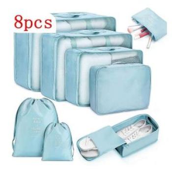 6/8pcs Waterproof Travel Bags Clothes Luggage Organizer Bag