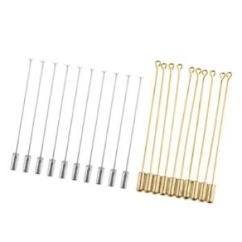 20pcs Collar Lapel Stick Brooch Pin  Suit Hat Scarf DIY Crafts