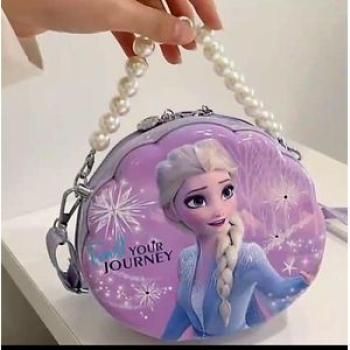 Girlish Frozen Dressing Handbag - Violet