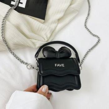 Mini Kids Purses Handbags Girls Cute Little Bow Chain Bag