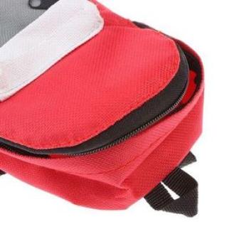 Miniature Cloth Schoolbag For 18inch American Doll Dress Up Red