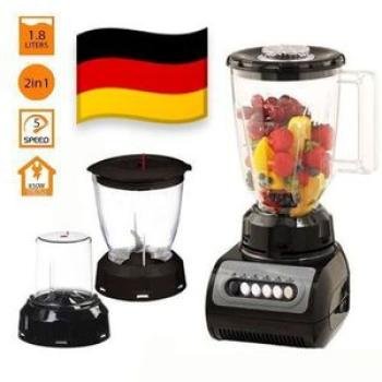 2 in 1 Quality - Smokeless High Professional Commercial Blender 1.5L - 2.0L Black