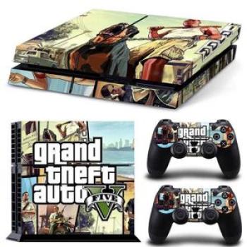 GTA design For PS4 Console and Controllers stickers for ps4 skin sticker for PS4 vinyl sticker for P