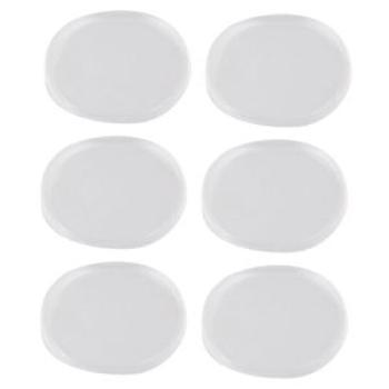 6pcs Transparent Oval Silicone Mute Silencer Pads Mat For Rock Band