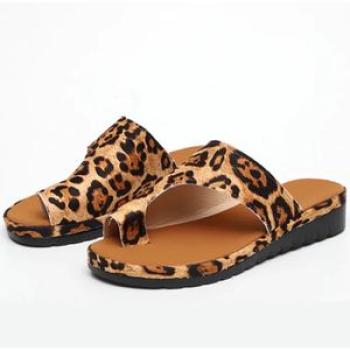 Women`s Shoes Leopard Print Heels Sandals Wedge Sandals