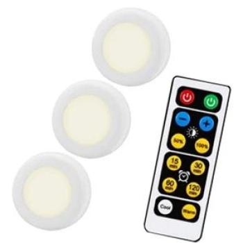 3 Colors Cabinet Lights Dimmable Bedroom Night Light With