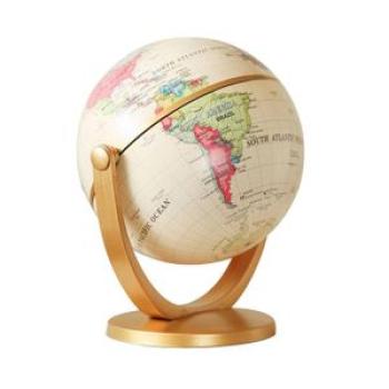 World Globe 10 Cm Desk Earth Political Maps Education Geography