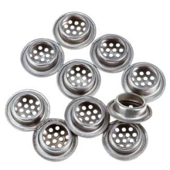 10Pcs Stainless Steel Round Cupboard Cabinet Air Soffit Vents Cover