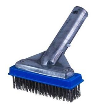 5` Algae Brush Cleaner Stainless Brush Head For Spa Swimming Pool