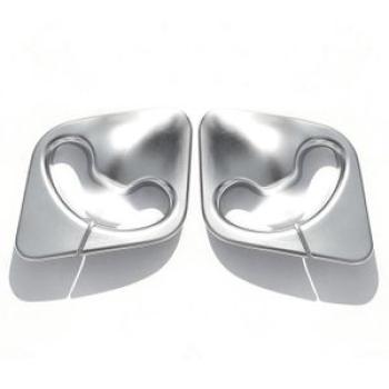 Abs Matte Chrome Accessories Safety Belt Cover Trim Kit Sticker For Bmw X5 F15 X6 F16 2014 2015 2016
