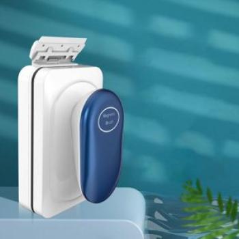 Fish Tank Magnetic Brush Algae Cleaning Scraper Small Tank White