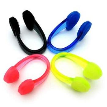 Silicone Waterproof Swimming Nose Clips for Adults Set of 4