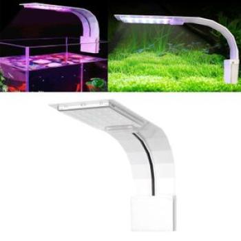 LED Aquarium Light Full Spectrum  Tank Lamp Clip On  - White A