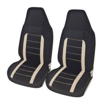 Car Seat Gray And Black 2pcs Front Bucket Seat For Volkswagen Passat B6 For Skoda Octavia For Peugeo