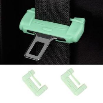 Car Seatbelt Buckle Cover Silicone Anti-Scratch Protector Safety Belt Buckle Guard Red Black Blue Ca