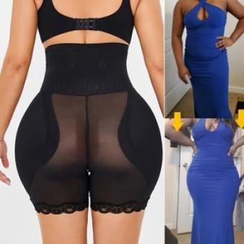 Women Body Shaper Panty Sexy Butt Lifter Side Padded s Lace Fake  Corset Plus Size Shapewear Slimmin