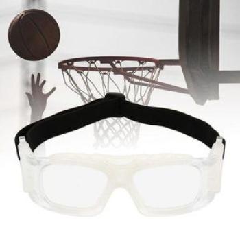 Basketball Glasses Ventilate Sweat Sports White 15cmx5cm